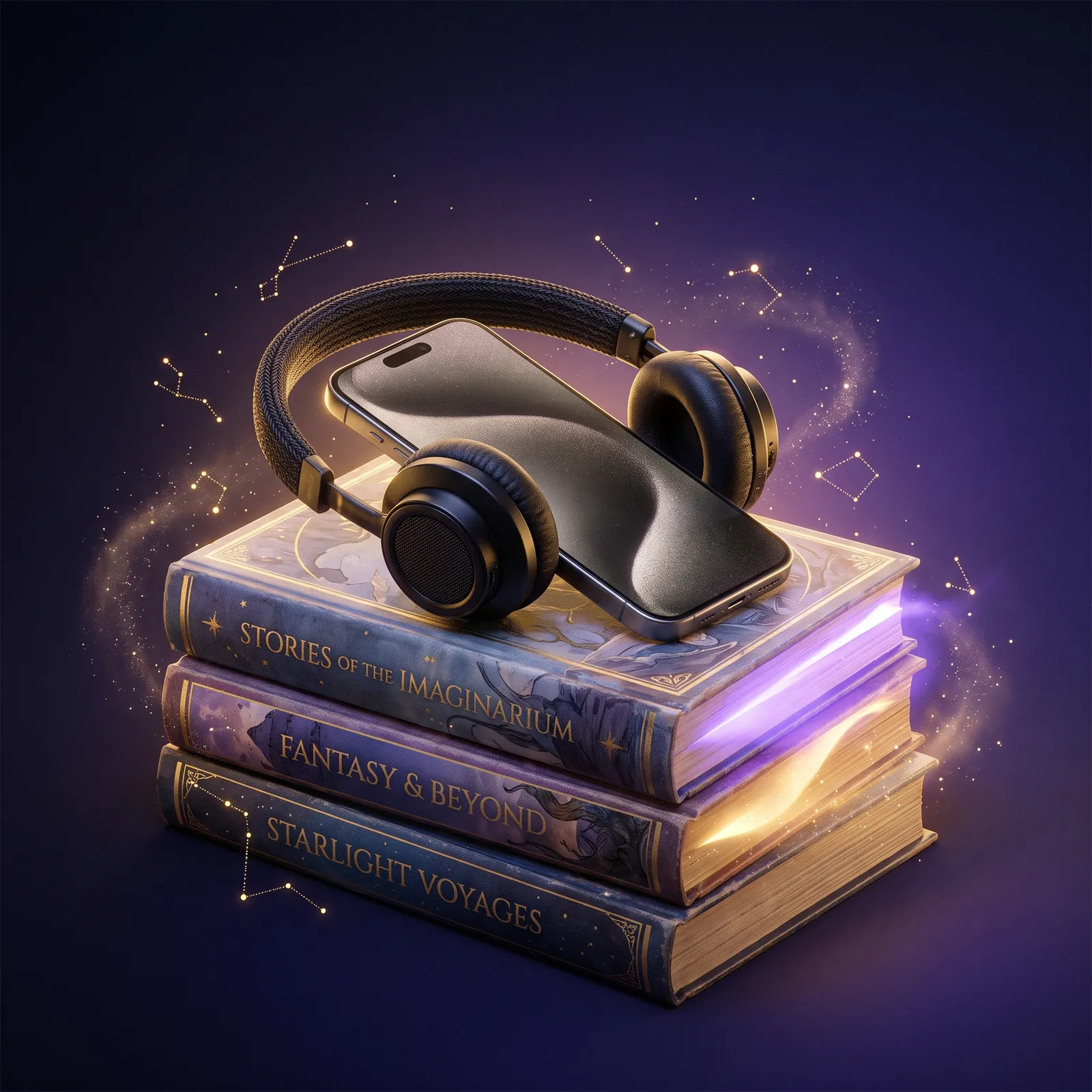 Audiolivros de ficção literária, fantasia e sci-fi
